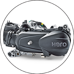 Hero Splendor+ XTEC engine