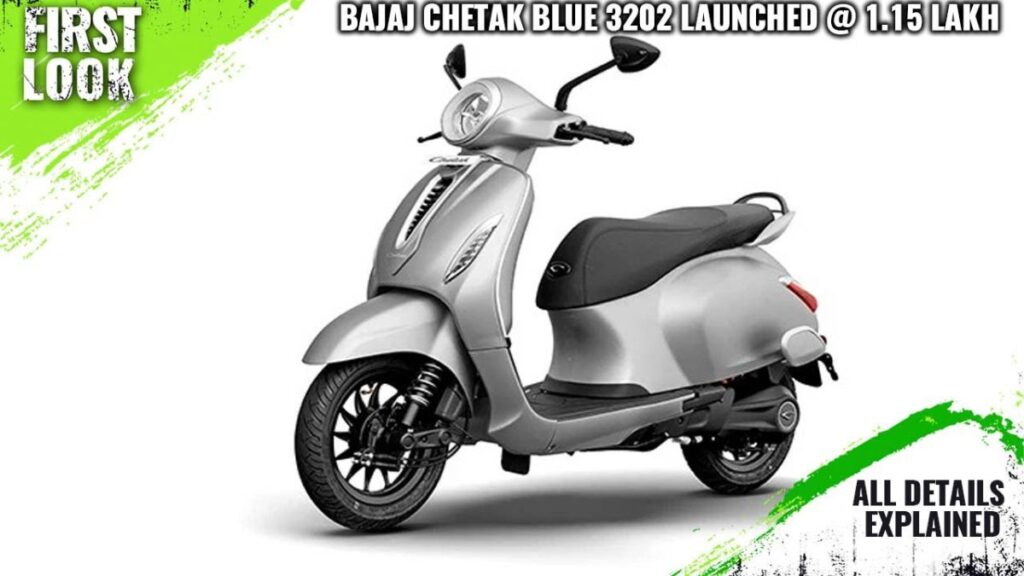 Bajaj Chetak Blue 3202 Launched