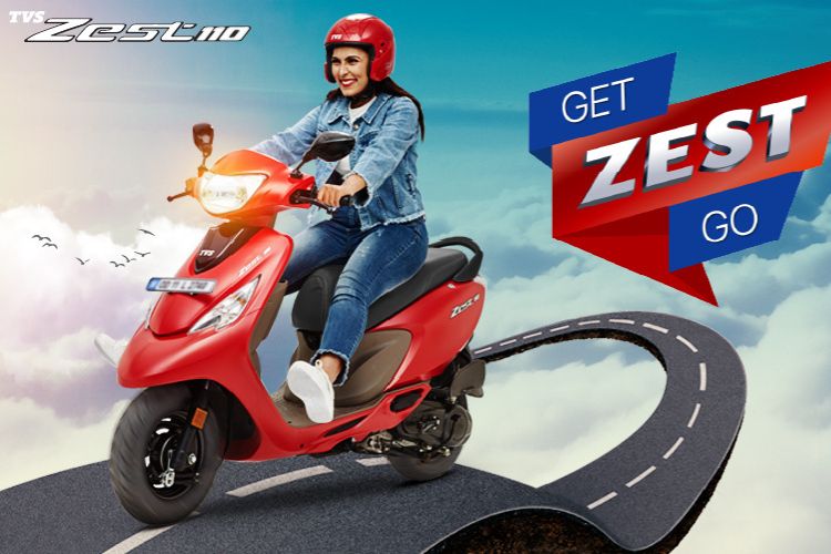 TVS Zest 110 top speed