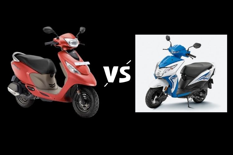 TVS Zest 110 vs Honda Dio