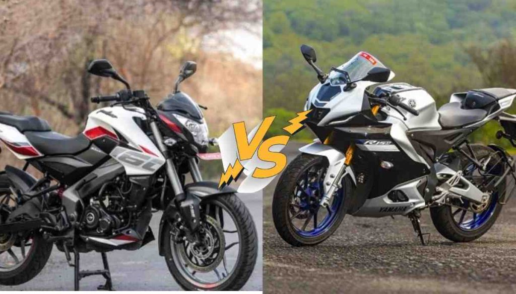 Yamaha R15 Sport bikes Vs Bajaj Pulsar NS 160