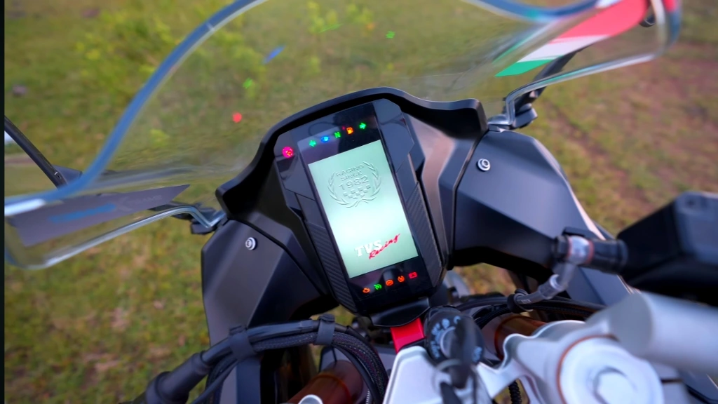 TVS Apache RR 310 dashboard