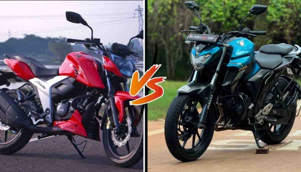 टीवीएस अपाचे RTR 160 4V का मुकाबला